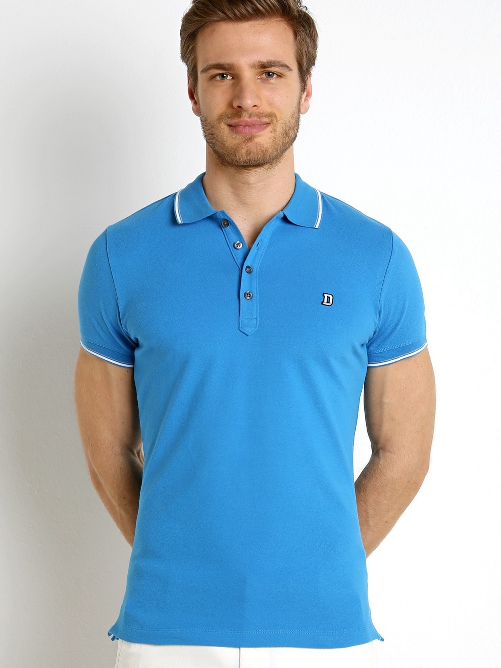 Diesel Mediterranean Blue polo shirt